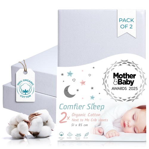 Next crib sheets 51x85cm - me,